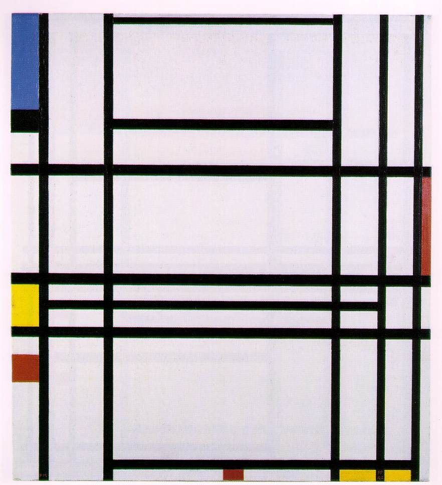 Piet Mondrian Composition No. 10
